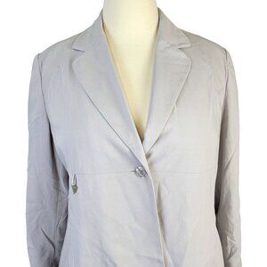 Vintage 90s Blazer Jacket Women 24W Plus 3X Suit Coat Formal Work Office Fall 24